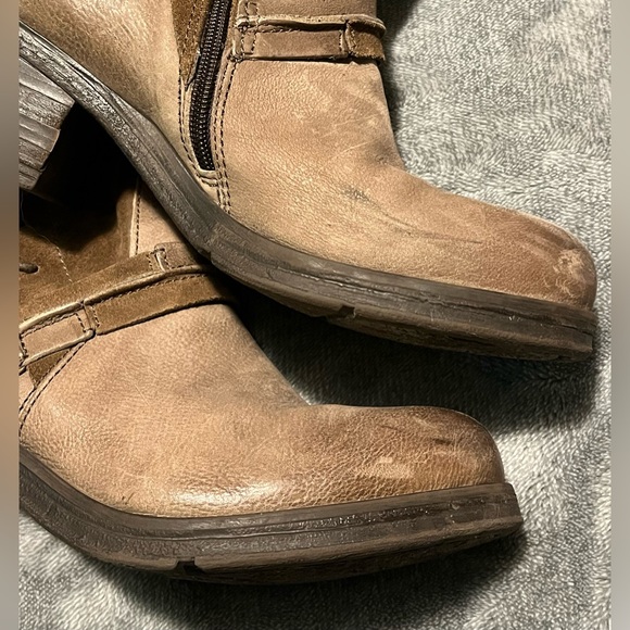 Miz Mooz Brown Lace Up Knee-High Boots - Picture 9 of 14